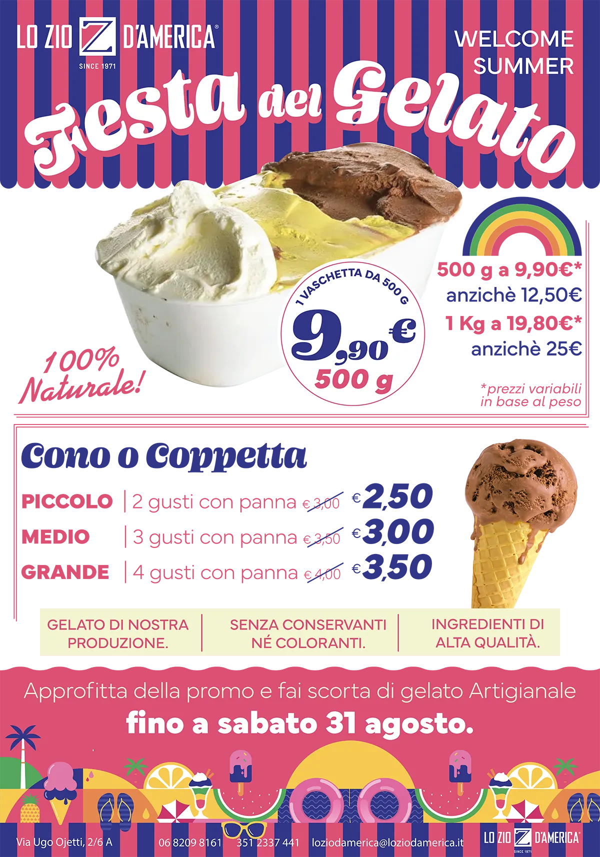 Approfitta della promo e fai scorta di gelato artigianale.